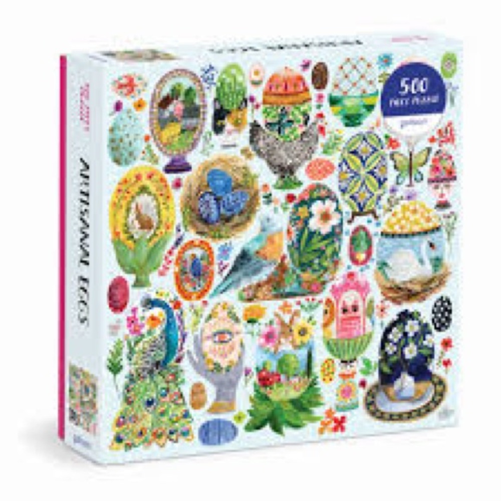 Galison artisanal egg puzzle